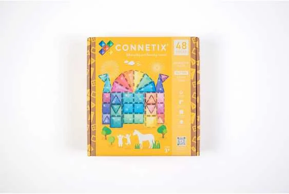 CONNETIX magnetinis konstruktorius - Glitter Castle Pack 48d.