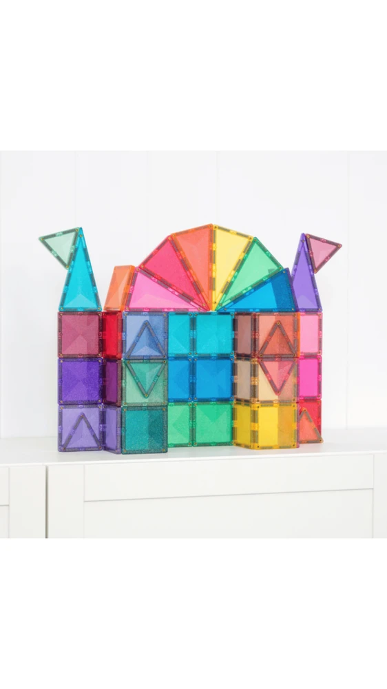 CONNETIX magnetinis konstruktorius - Glitter Castle Pack 48d.