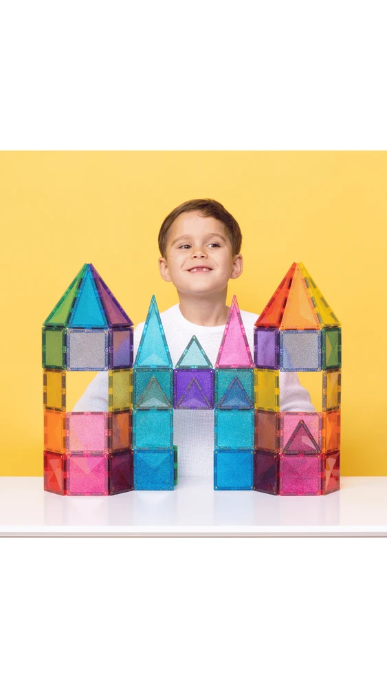 CONNETIX magnetinis konstruktorius - Glitter Castle Pack 48d.