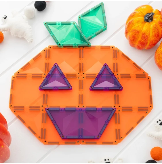 CONNETIX magnetinis konstruktorius Halloween Pumpkin pack 17d.