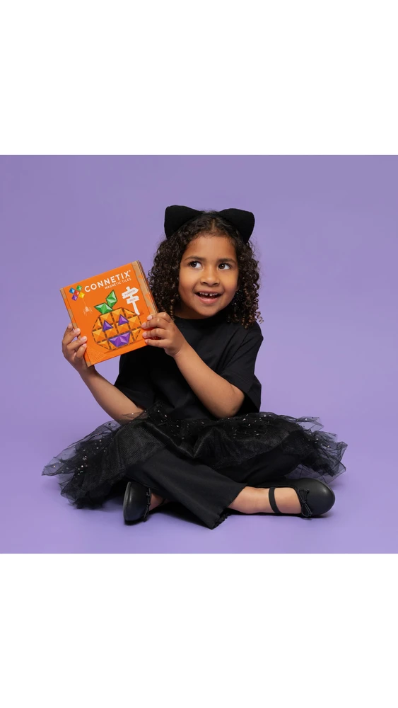 CONNETIX magnetinis konstruktorius Halloween Pumpkin pack 17d.