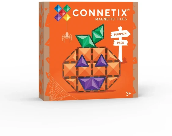 CONNETIX magnetinis konstruktorius Halloween Pumpkin pack 17d.
