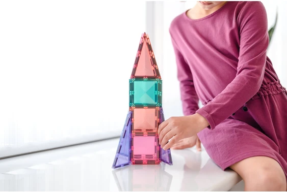 CONNETIX - Magnetinix konstruktorius šviesos raketa, 30d.