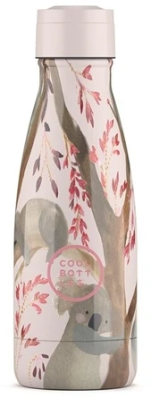 Cool Bottles - Nerūdijančio plieno vaikiškas buteliukas su šiaudeliu arba užsukimu, 260ml (Koala hugs)