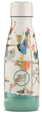 Cool Bottles - Nerūdijančio plieno vaikiškas buteliukas su šiaudeliu arba užsukimu, 260ml (Koala hugs)