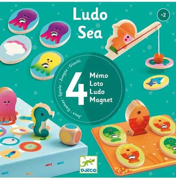 Djeco 4 žaidimai - Ludo Jūra
