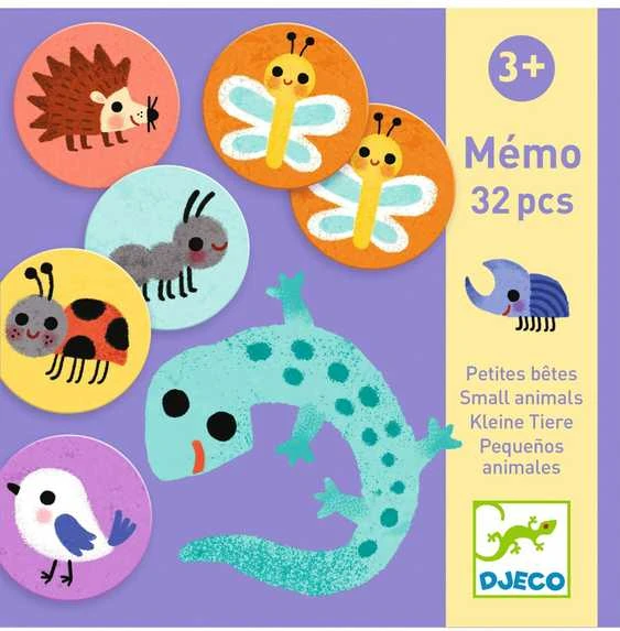 Djeco Atminties žaidimas - Gyvūnai (32 vnt.) ( DJ08254 )