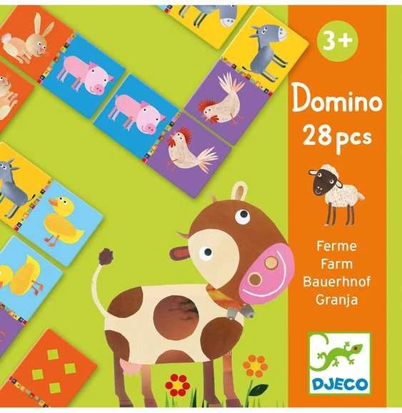 Djeco Domino - Ferma (28 vnt.) ( DJ08158 )