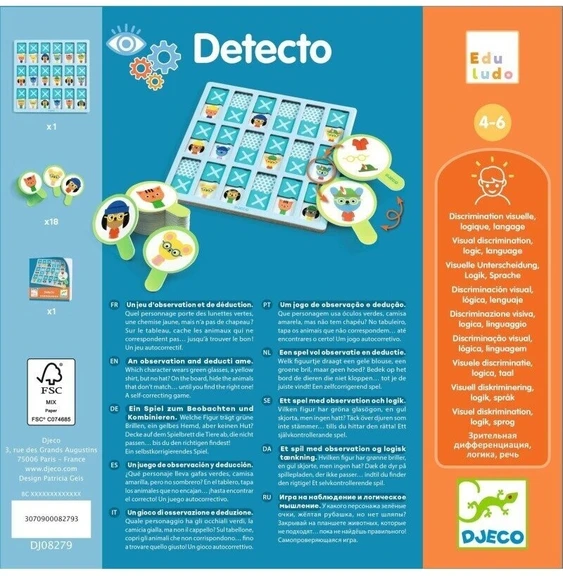Djeco Edukacinis žaidimas - Eduludo - Detektyvas
