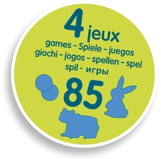 Djeco Edukacinis žaidimas - Eduludo - Pirmieji skaičiai (4 žaidimai) ( DJ08265 )