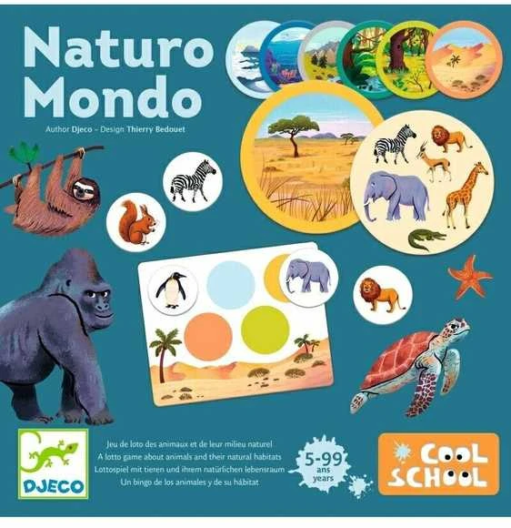 Djeco Edukacinis stalo žaidimas - Loto - Naturo Mondo
