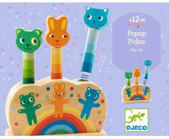 Djeco Iššokantys žvėreliai - Poppo pidoo ( DJ06300 )