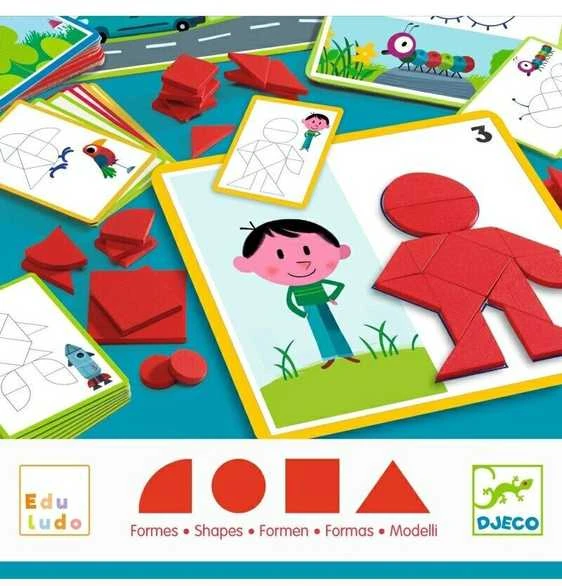Djeco Edukacinis žaidimas - Eduludo - Formos ( DJ08300 )