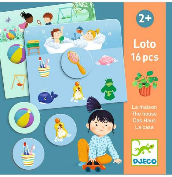 Djeco Loto žaidimas - Namai (30 vnt.) ( DJ08192 )