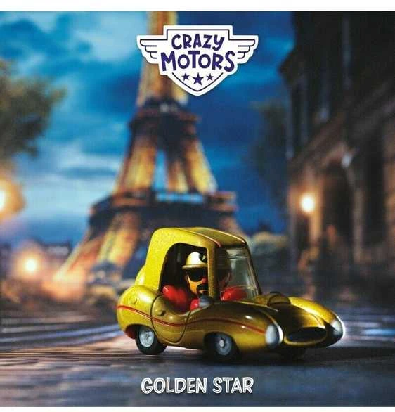 Djeco Crazy motors - Žaislinė mašinėlė - Auksinė žvaigždė ( DJ05475 )