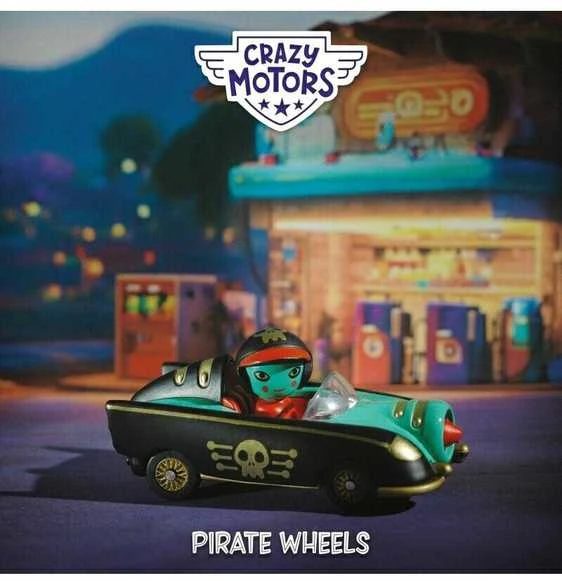 Djeco Crazy motors - Žaislinė mašinėlė - Piratų automobilis ( DJ05487 )