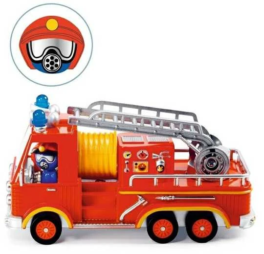 Djeco Crazy motors - Žaislinė mašinėlė - Ugniagesių automobilis