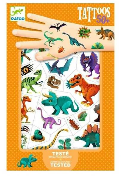 Djeco Tatuiruotės - Dinozaurai (50+ tatuiruočių) ( DJ09598 )