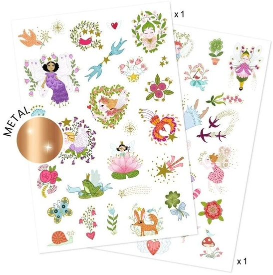 Djeco Tatuiruotės - Fėjos (50+ tatuiruočių) ( DJ09599 )
