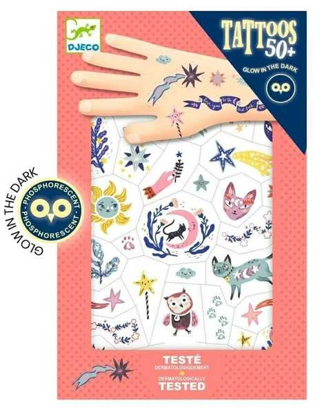 Djeco Tatuiruotės - Saldžių sapnų (50+ tatuiruočių) ( DJ09592 )