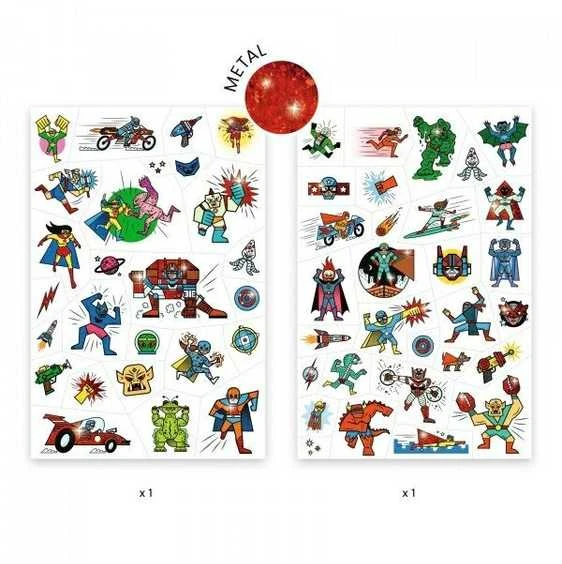 Djeco Tatuiruotės - Dinozaurai (50+ tatuiruočių) ( DJ09598 )