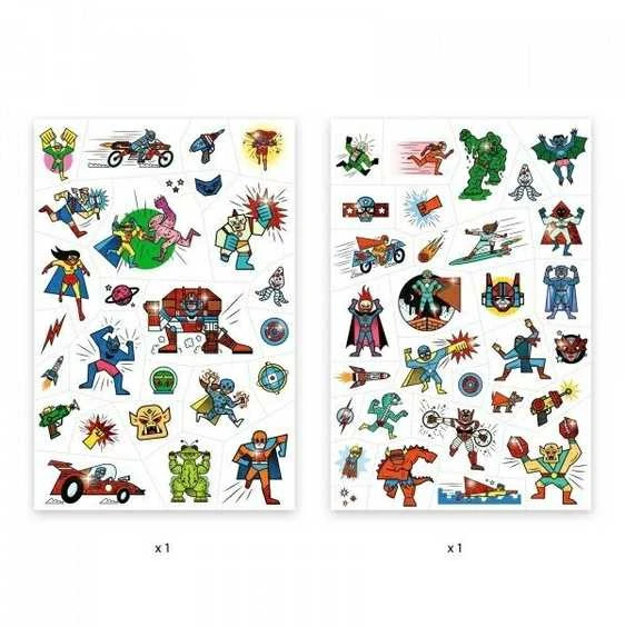 Djeco Tatuiruotės - Dinozaurai (50+ tatuiruočių) ( DJ09598 )