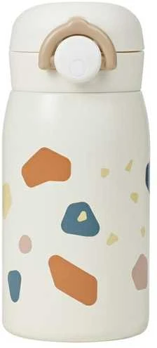 Luxkids Aps Vaikiška termo gertuvė FABELAB Terrazzo 320 ml