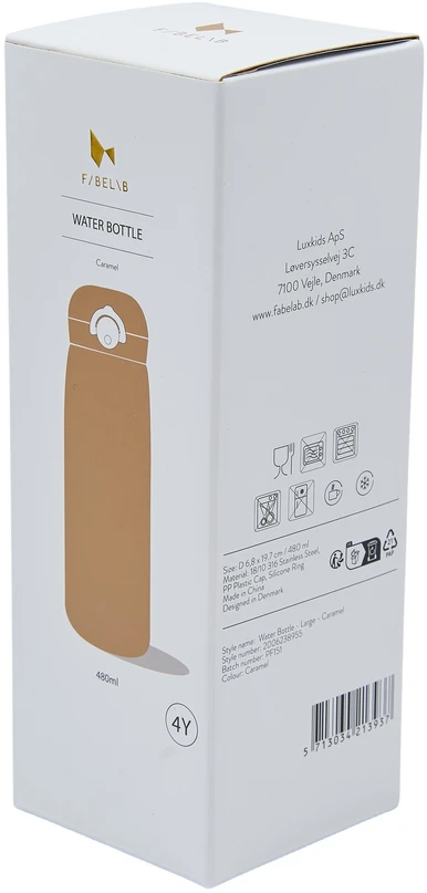 Luxkids Aps Vaikiška termo gertuvė FABELAB Caramel 480 ml