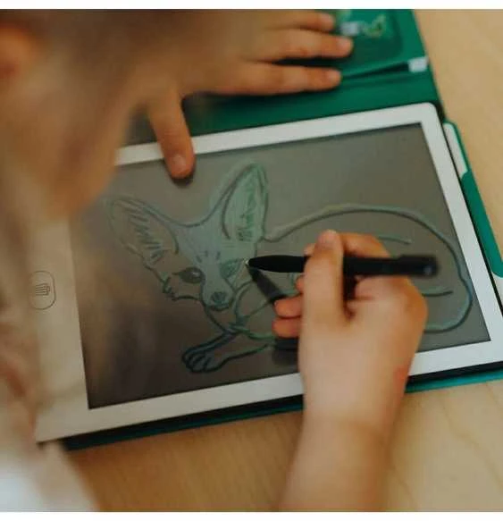KIDYWOLF piešimo planšetė Animals Around The World, KIDYDRAW-MINI-AAW