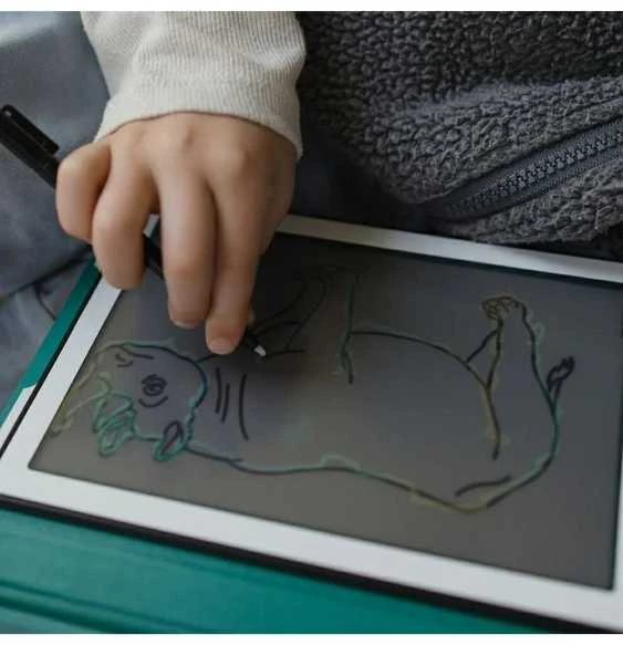 KIDYWOLF piešimo planšetė Animals Around The World, KIDYDRAW-MINI-AAW
