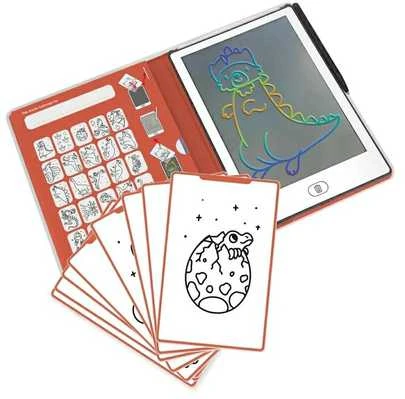 KIDYWOLF piešimo planšetė Dinosaurs, KIDYDRAW-MINI-DIN