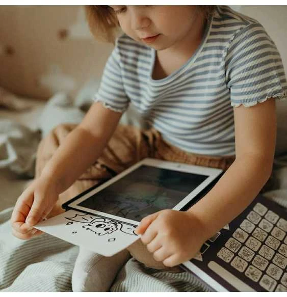 KIDYWOLF piešimo planšetė Dinosaurs, KIDYDRAW-MINI-DIN