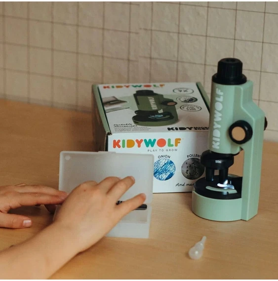 KIDYWOLF - Vaikiškas mikroskopas, žalias