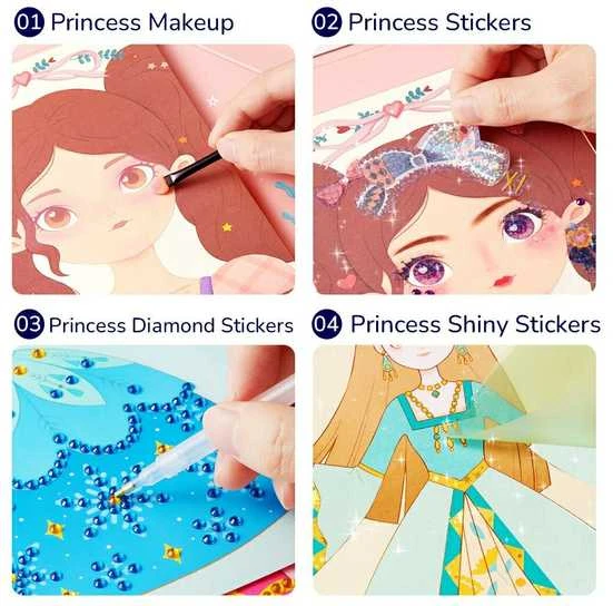 MIdeer - 3in1 kūrybinių dirbtuvių rinkinys "Princesės fantazijų makiažas"