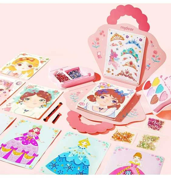 MIdeer - 3in1 kūrybinių dirbtuvių rinkinys "Princesės fantazijų makiažas"