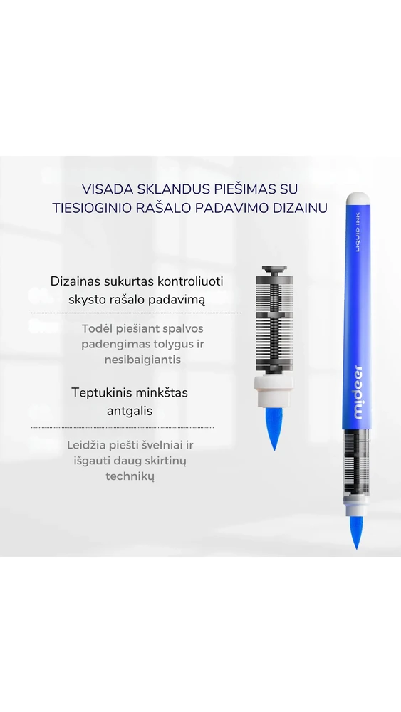 Mideer - Akriliniai markeriai su skysto rašalo užpildu – 24 spalvos
