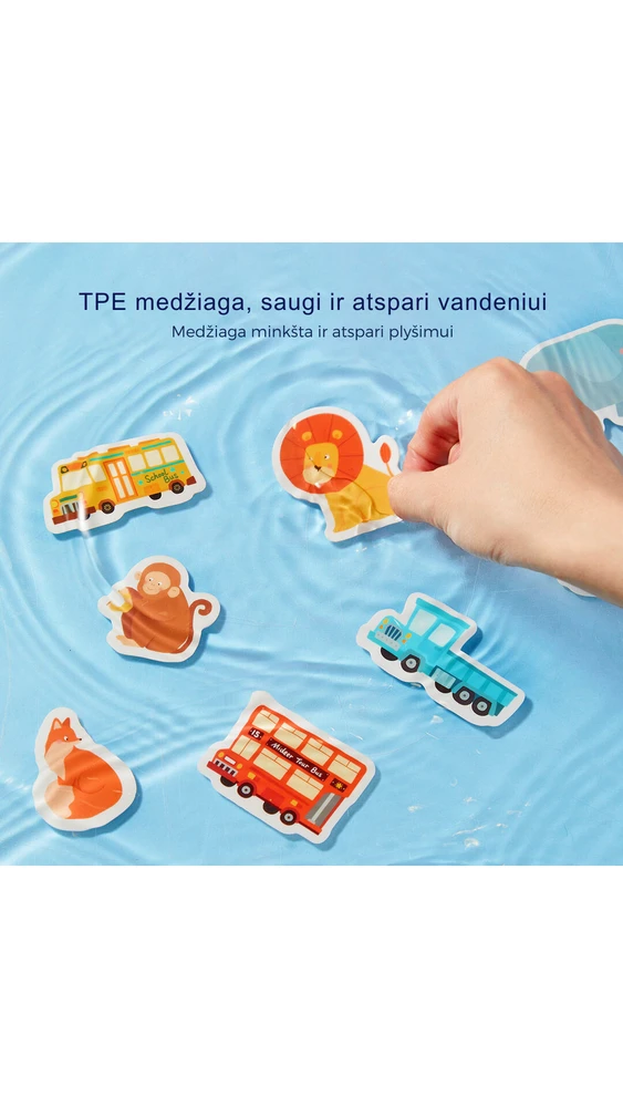 Mideer - Daugkartiniai lipdukai vaikams - Nuostabus akvariumas