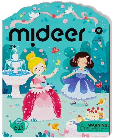 Mideer - Daugkartiniai lipdukai vaikams - Princesių pasaulyje