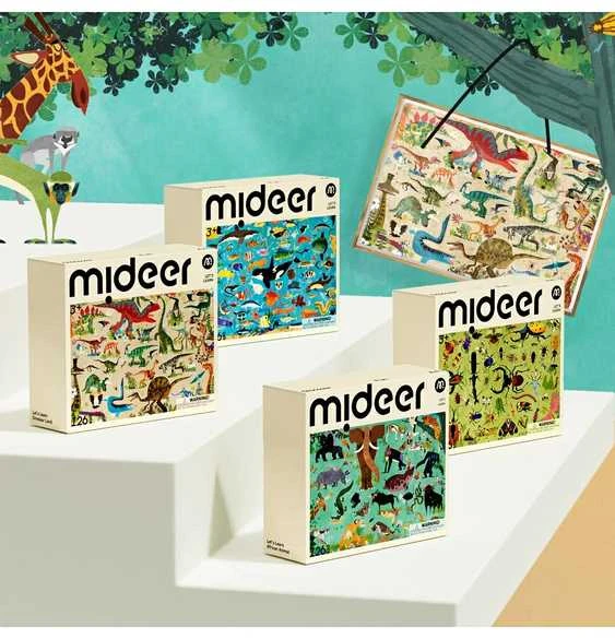 Mideer - Edukacinė dėlionė - Afrikos gyvūnai