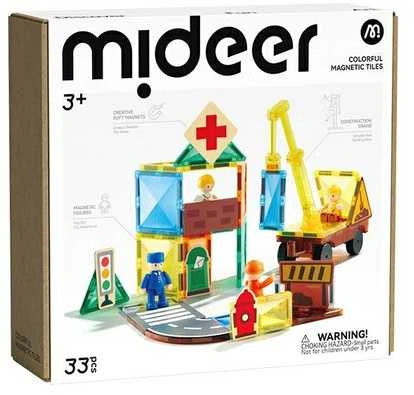 Mideer - Interaktyvus magnetinis konstruktorius - Profesijų herojai