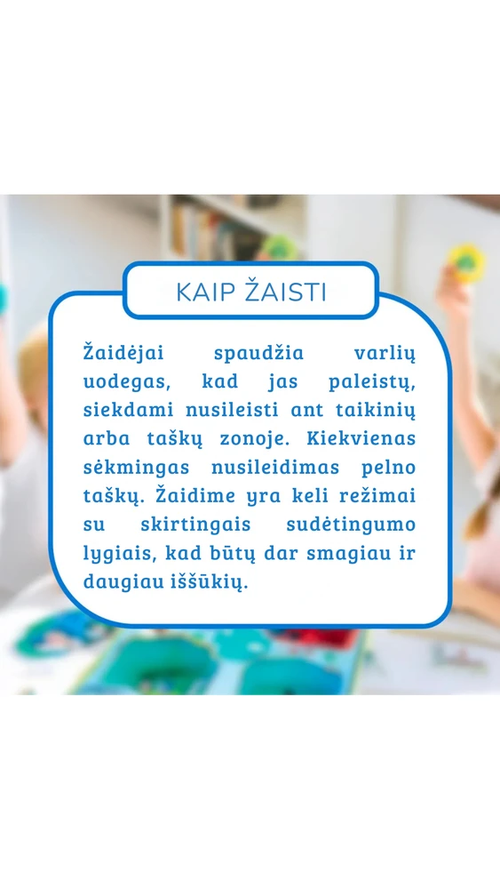 Mideer - Interaktyvus stalo žaidimas - Varlės šoklės