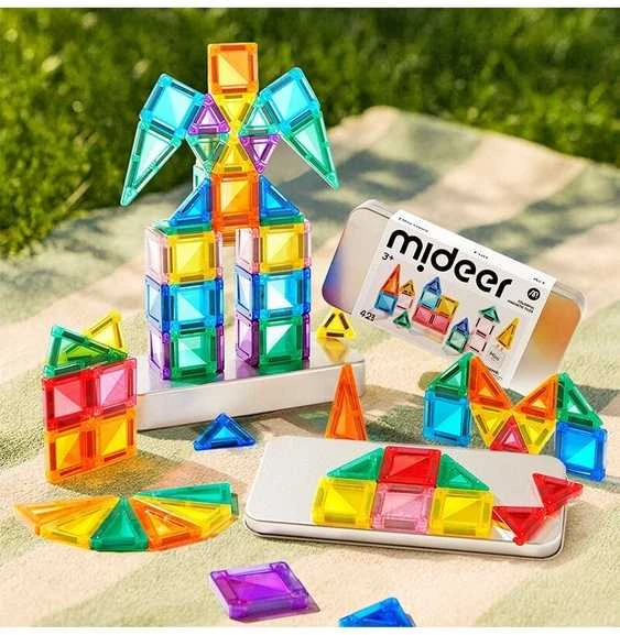 Mideer - Mini magnetinis konstruktorius metalinėje dėžutėje