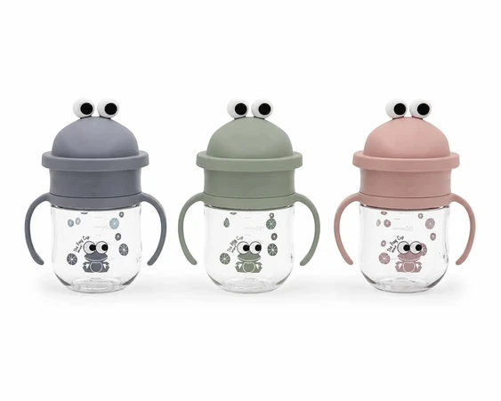 NOUI NOUI 360° puodelis-gertuvė, 250ml - The Frog Cup mint