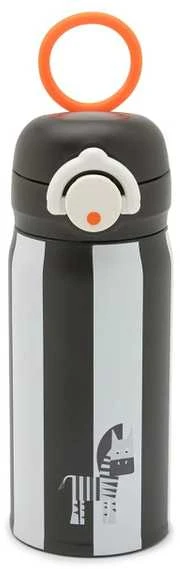 NOUI NOUI nerūdijančio plieno gertuvė, 350 ml, Zebras