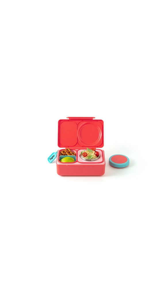 OmieBox UP Pietų dėžutė su termosu, Cherry pink