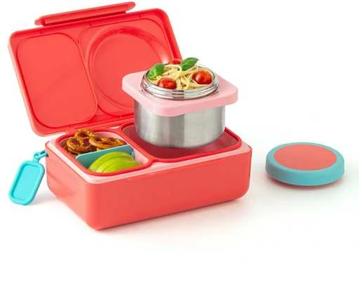 OmieBox UP Pietų dėžutė su termosu, Cherry pink