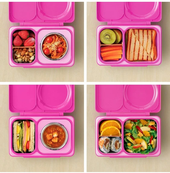 OmieBox UP Pietų dėžutė su termosu, Pop pink