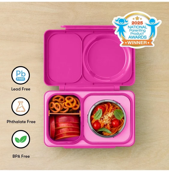 OmieBox UP Pietų dėžutė su termosu, Pop pink