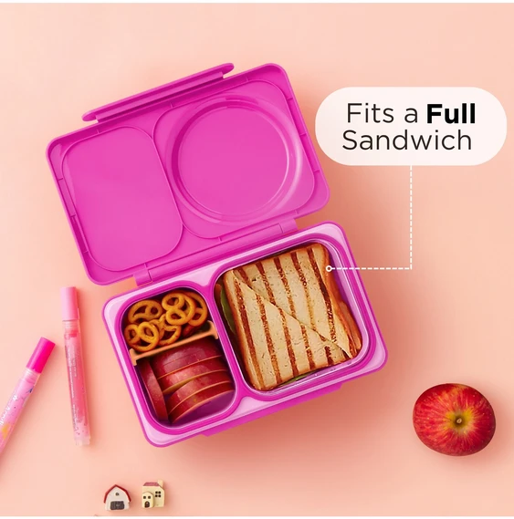 OmieBox UP Pietų dėžutė su termosu, Pop pink