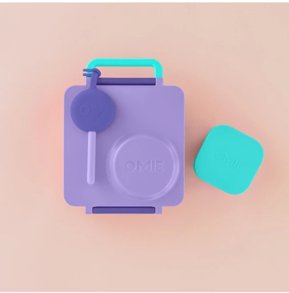 Pietų dėžutė su termosu OmieBox, Violetinė Plum